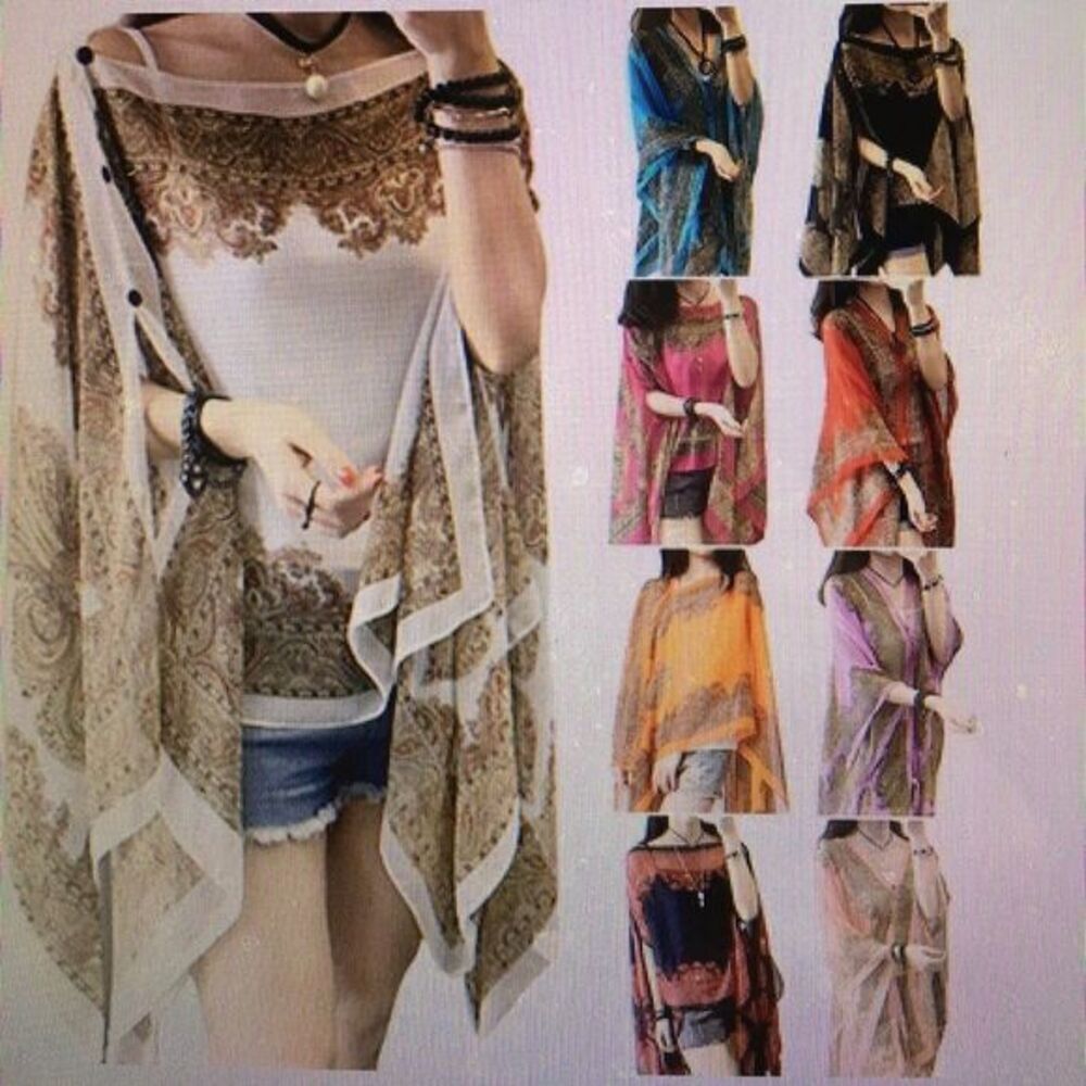 Chiffon Poncho